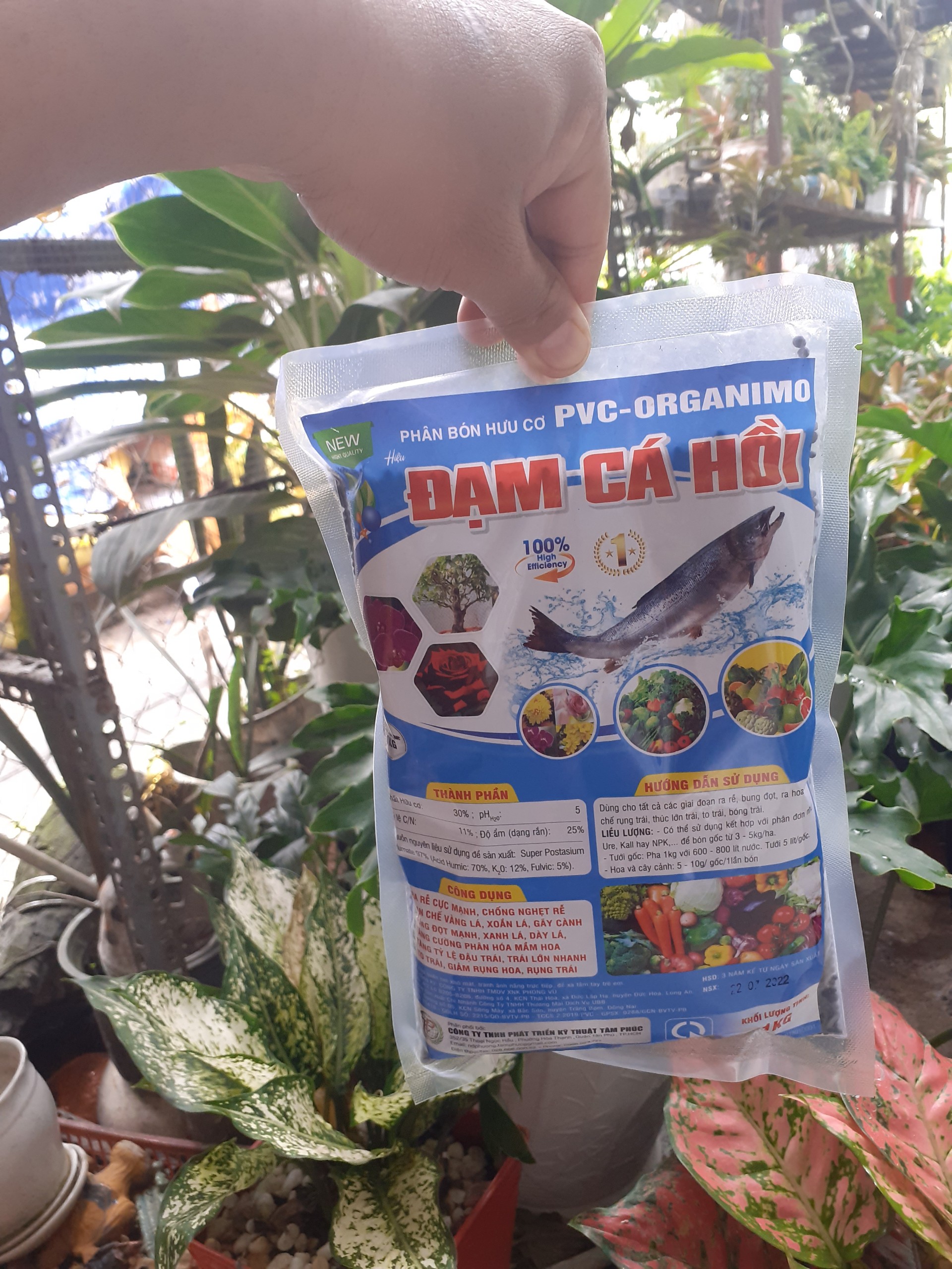 Đạm cá hồi phân bón hữu cơ