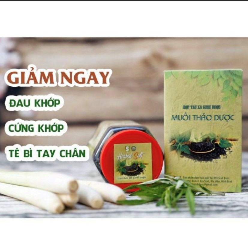 Muối Ngâm Chân Thảo Dược 550gr - 100% Sản Xuất Từ Thiên Nhiên Ở HTX Sinh Dược