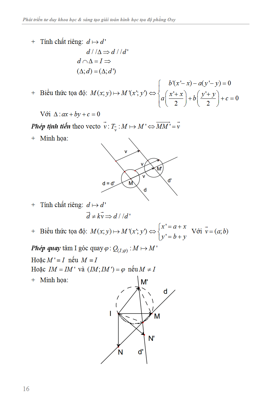 Phát Triển Tư Duy Khoa Học Và Sáng Tạo Giải Toán Hình Học Tọa Độ Phẳng OXY - KV