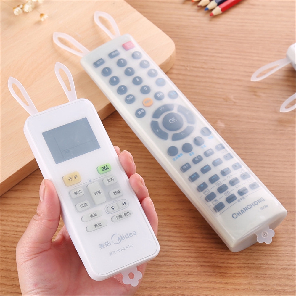 Vỏ bọc điều khiển remote Silicone tivi điều hòa bằng nhựa dẻo trong suốt