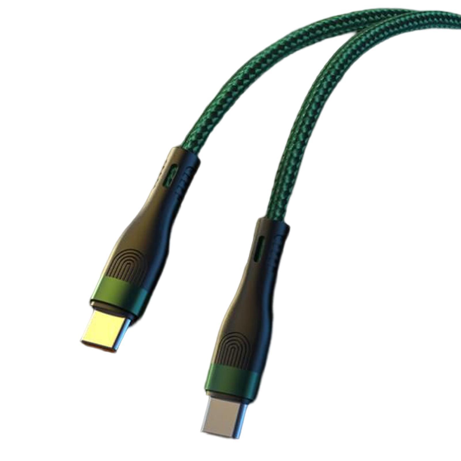 USB Type C Cable, 100W Syncing Cord, TPE Cord Type C to Type C Data Cable for Phones Laptop