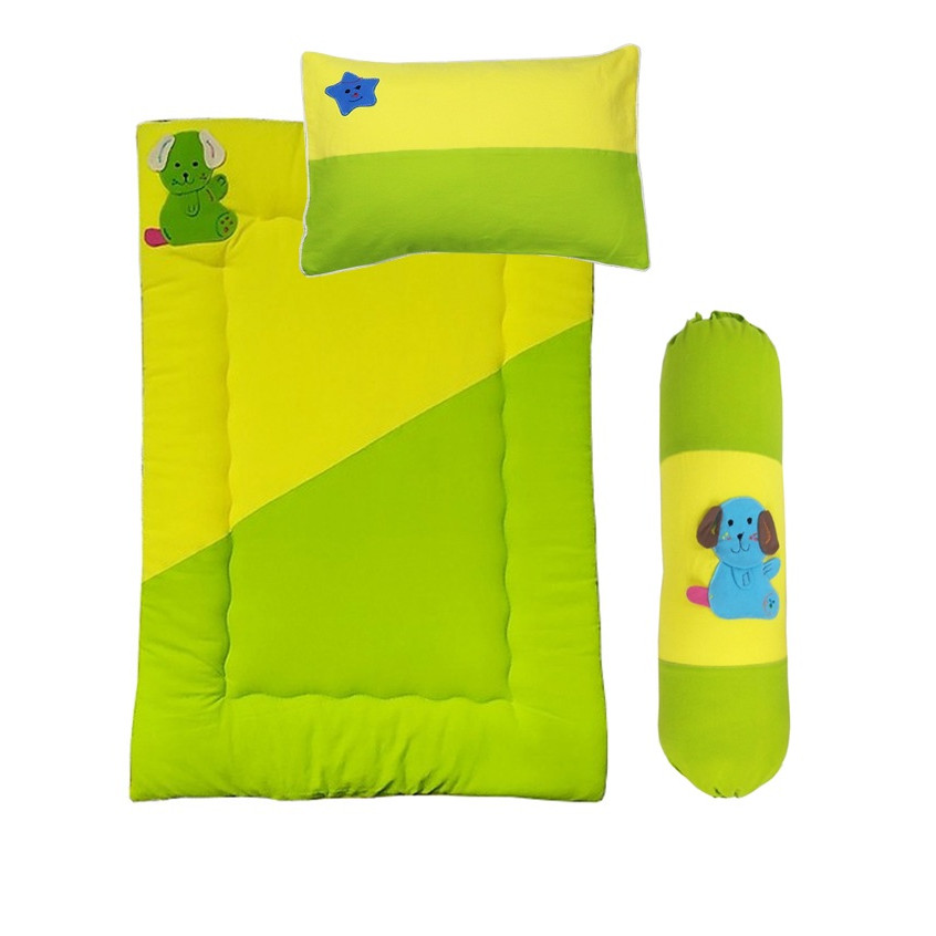 COMBO NỆM - GỐI - GỐI ÔM COTTON CHO BÉ