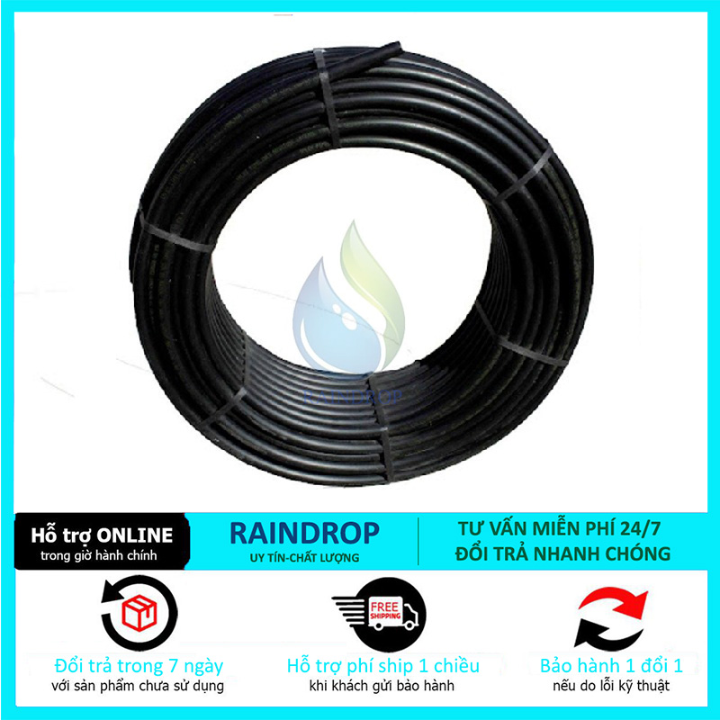 10M DÂY PE 8MM DÙNG CHO HỆ THỐNG TƯỚI NHỎ GIỌT