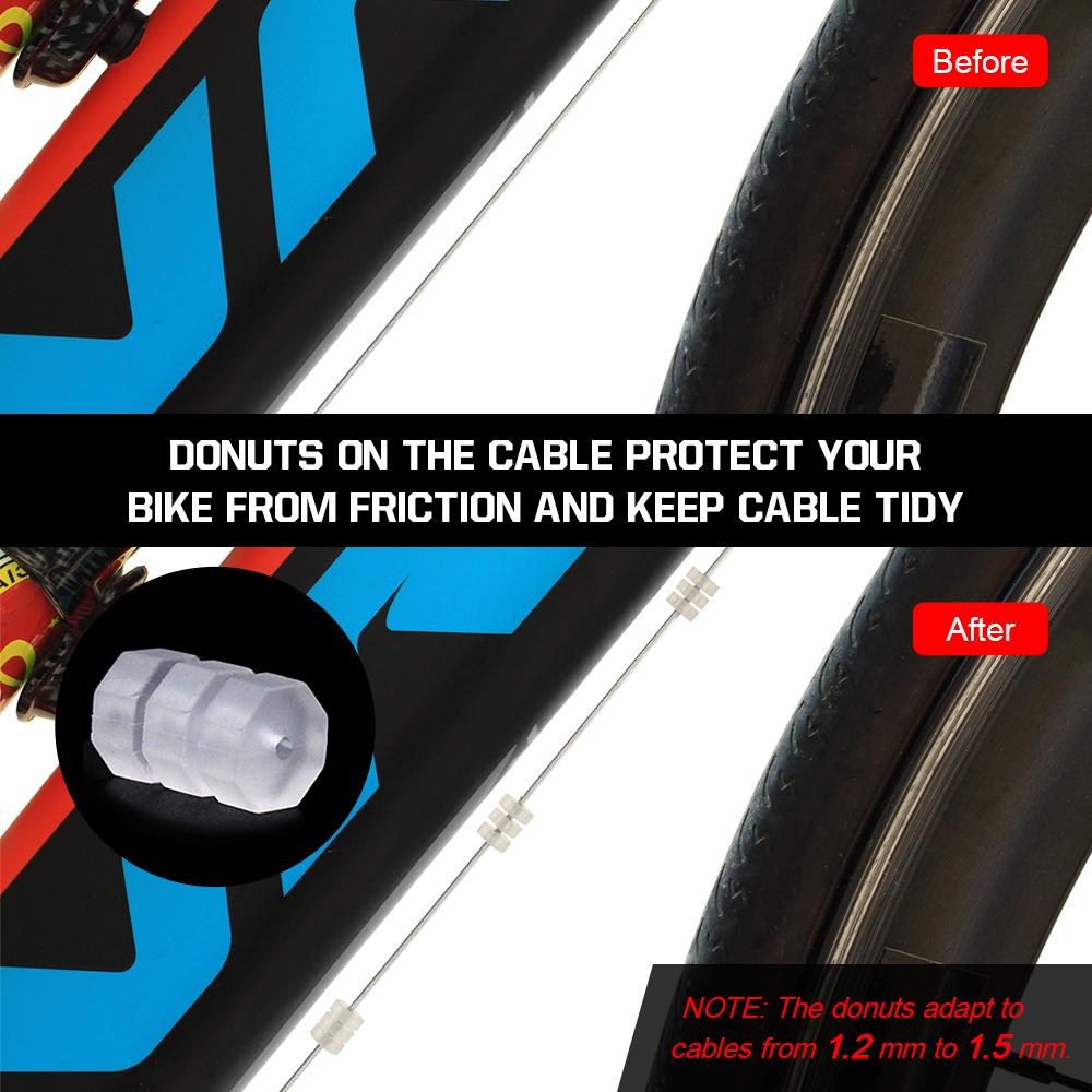 Cáp phanh trước sau 4 chiếc cho xe đạp leo núi