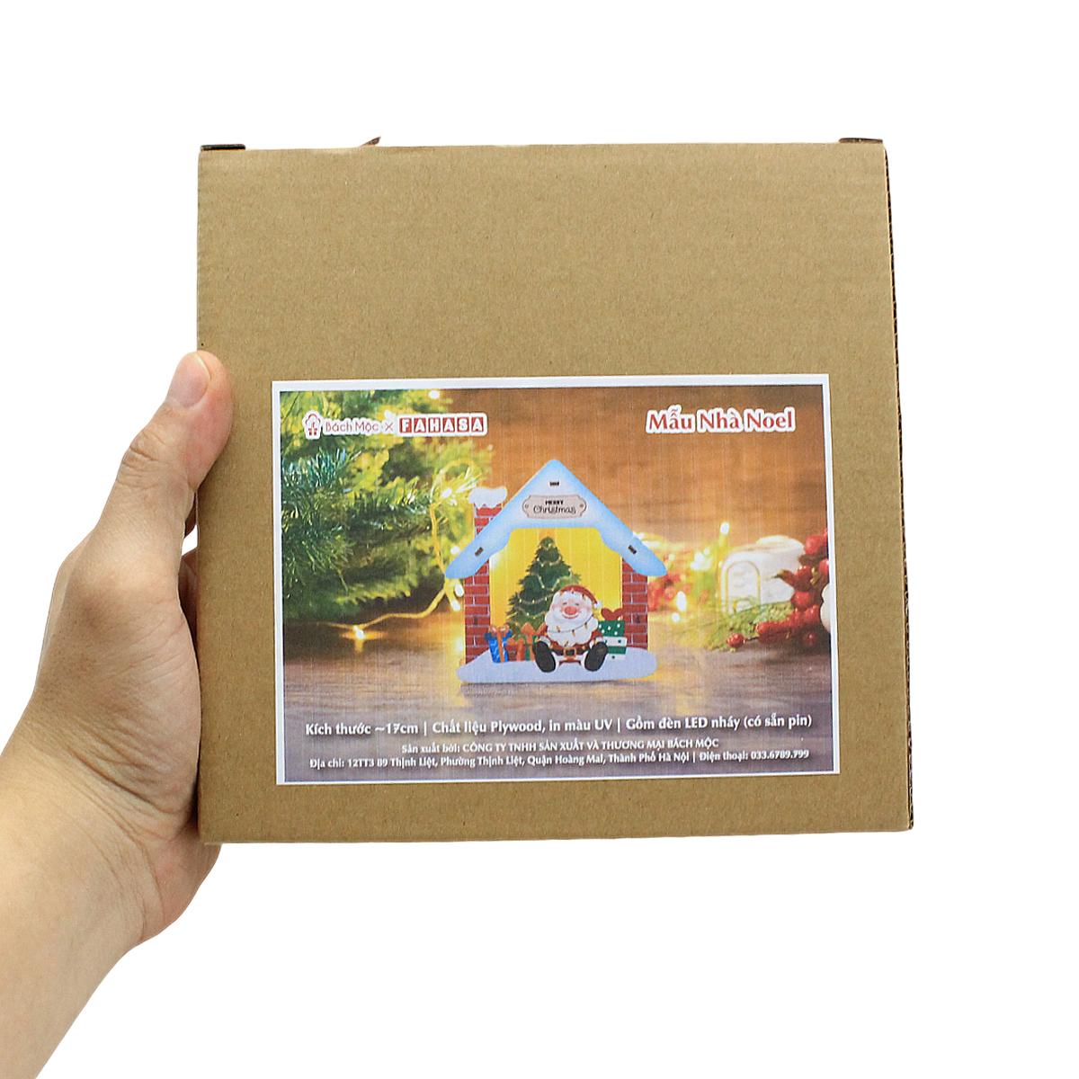 Đèn Gỗ Trang Trí Giáng Sinh - Bách Mộc - Ngôi Nhà Ông Già Noel