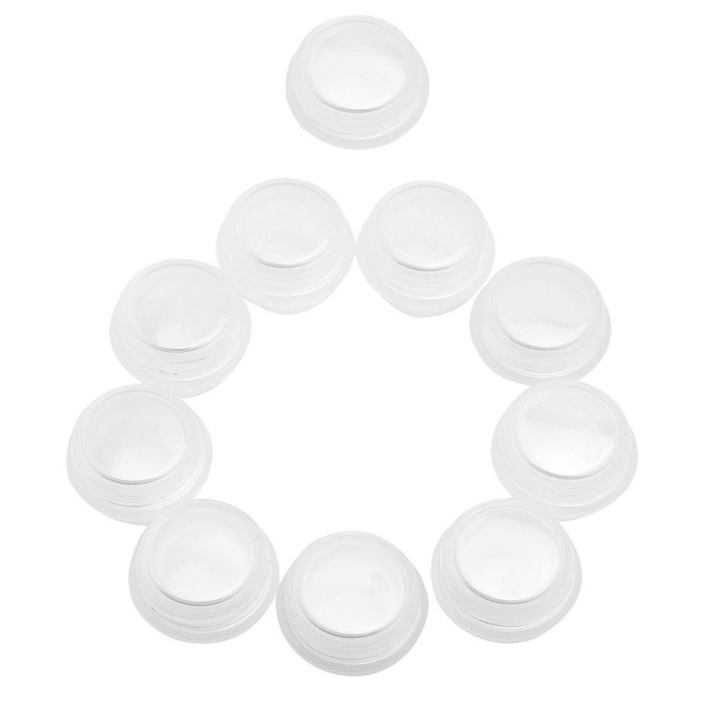 10PCS Cosmetic Empty Jar Pot Makeup Cream Lip Balm Container Box Tube Bottle Plastic Portable Refillable