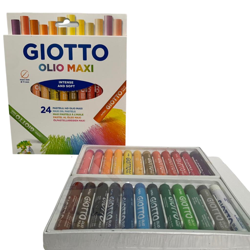 Hộp 24 màu sáp GIOTTO Olio Maxi nhập khẩu Italy 293800