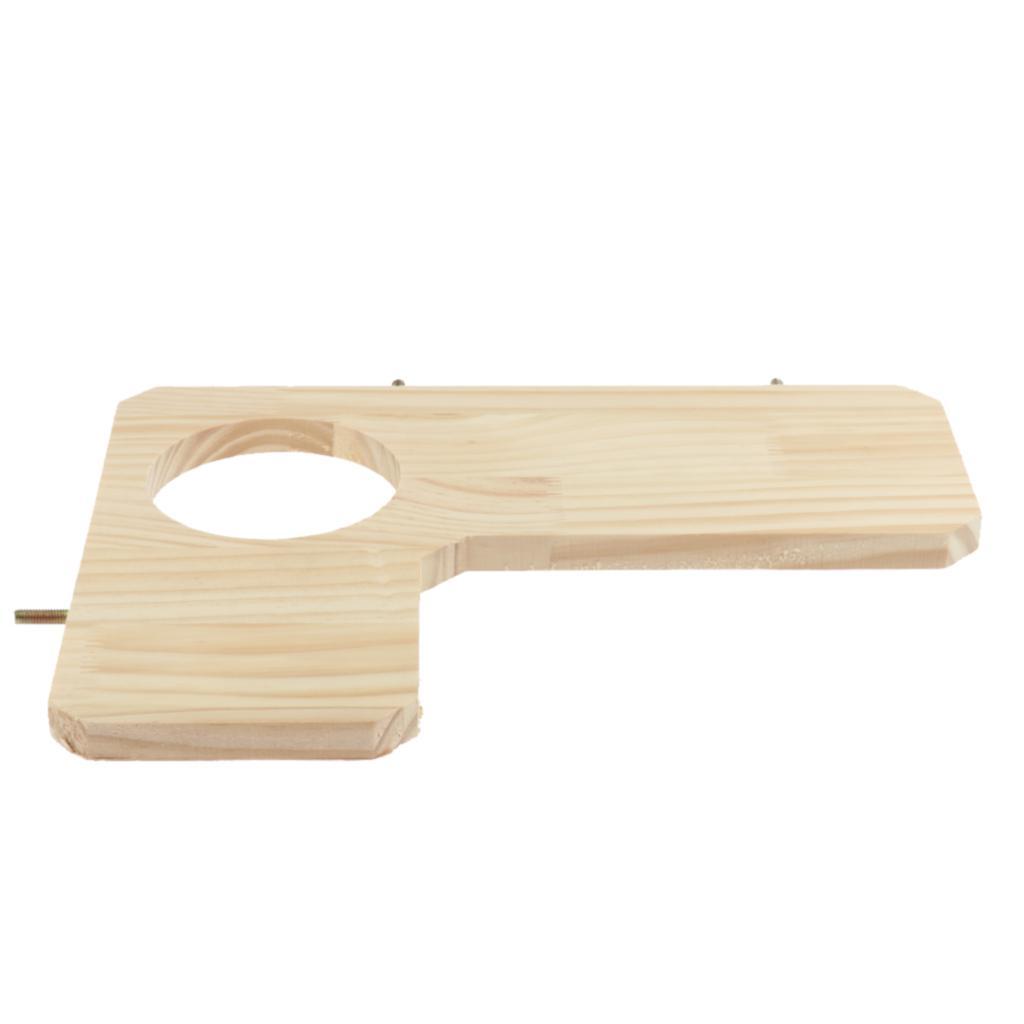 Hamster Wooden Stand Platform Hamster Cage Accessories for Small Pet