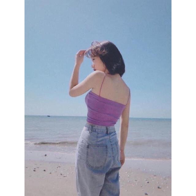 Áo Hai Dây Dây Bún