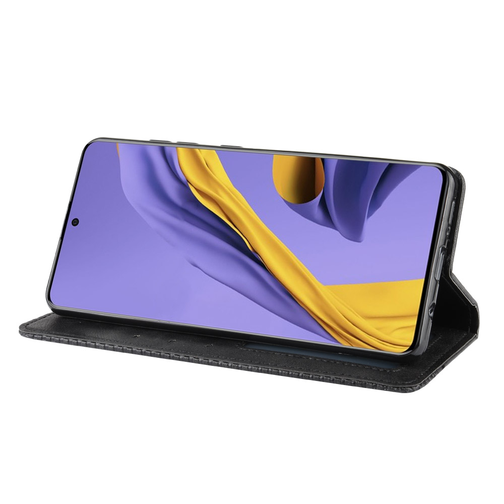 Bao da dạng ví, nam châm dành cho Samsung Galaxy A71 Luxury Leather Case - Hàng nhập khẩu
