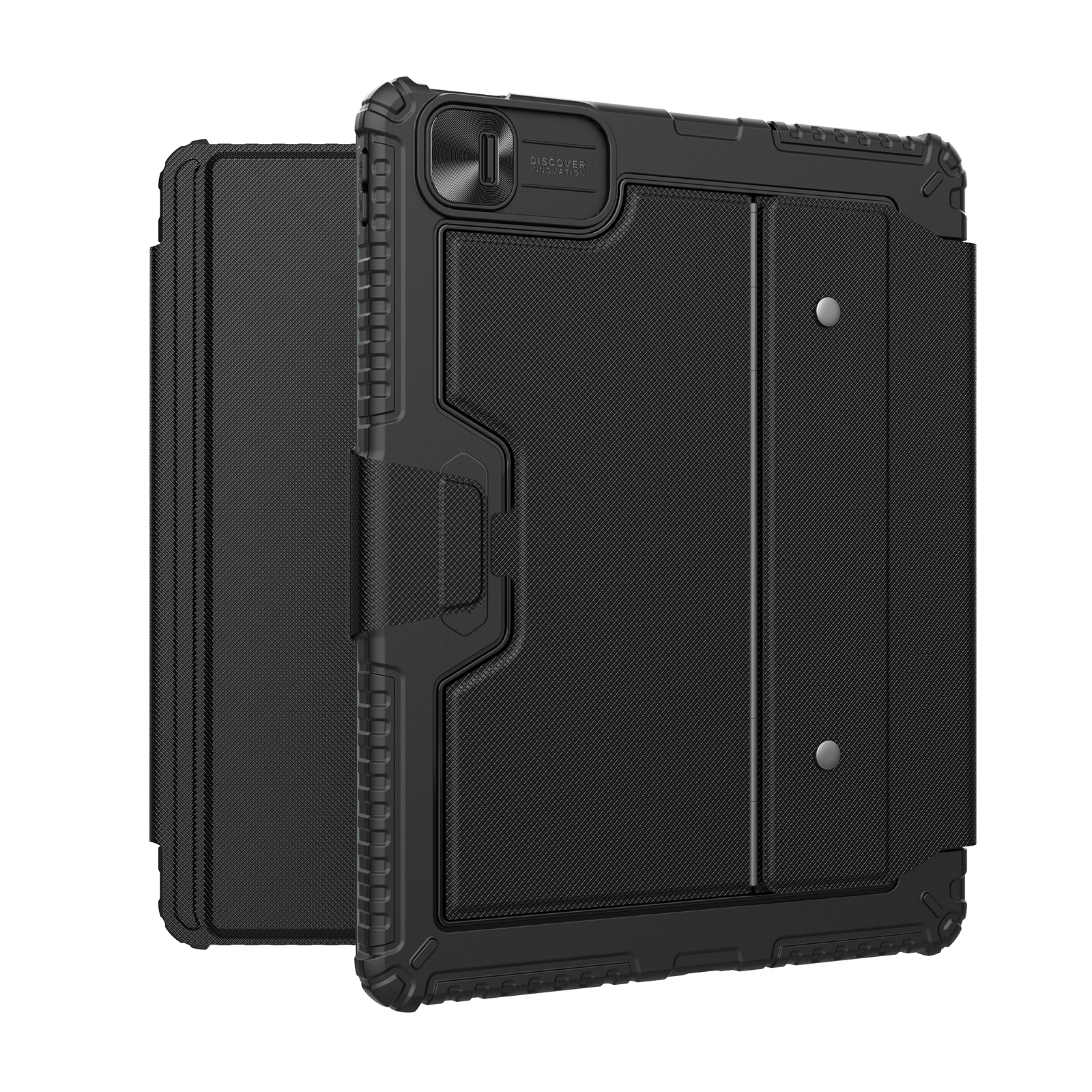 Bao Da Kèm Bàn Phím cho iPad Pro 11 inch &amp; iPad Pro 13 inch M4 2024 Nillkin Bumper Combo Case Keyboard (Có Đèn Nền Backlit Keyboard) - Hàng Chính Hãng