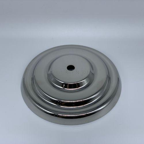 Đế đèn inox 201 ø140 3 tầng, ốp đèn treo inox, ốp đèn thả trang trí