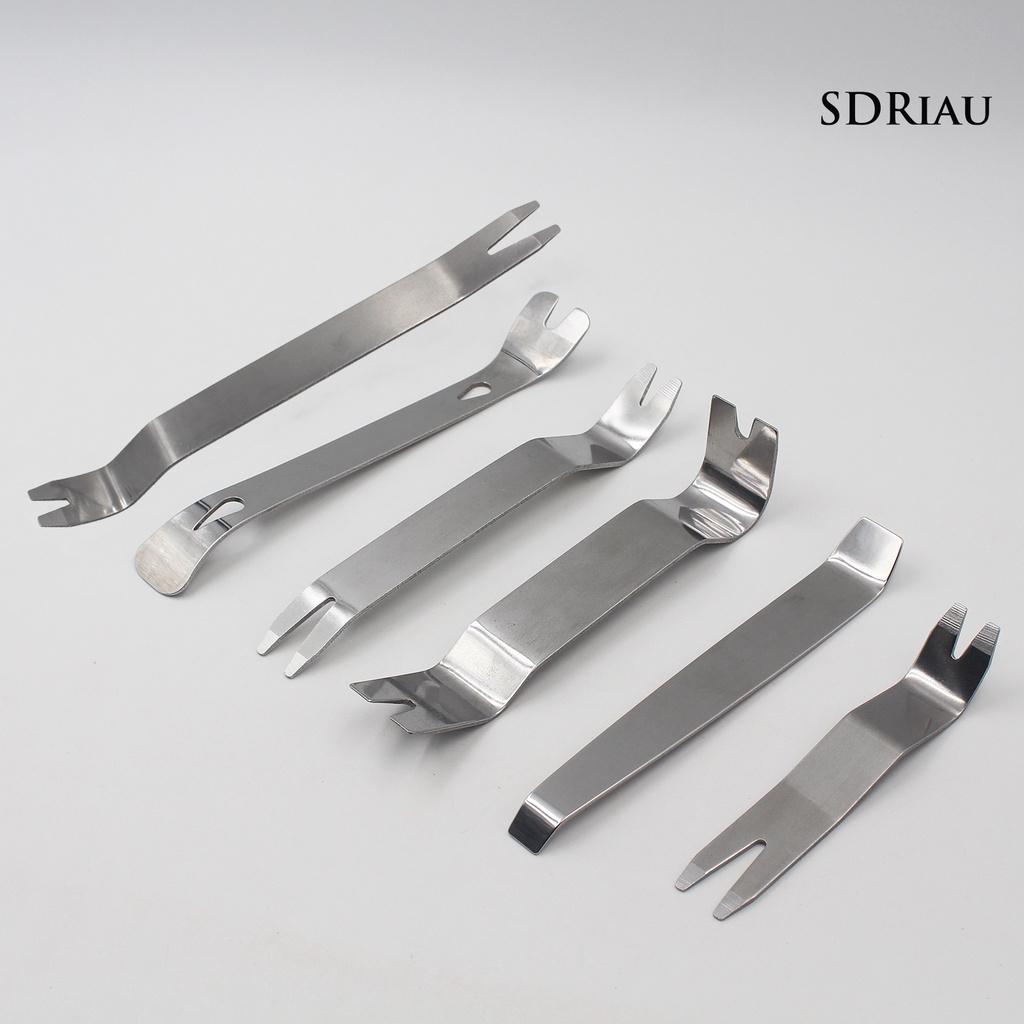 Bộ 6 Dụng Cụ Tháo Gỡ Âm Thanh Xe Hơi Bằng Thép Không Gỉ