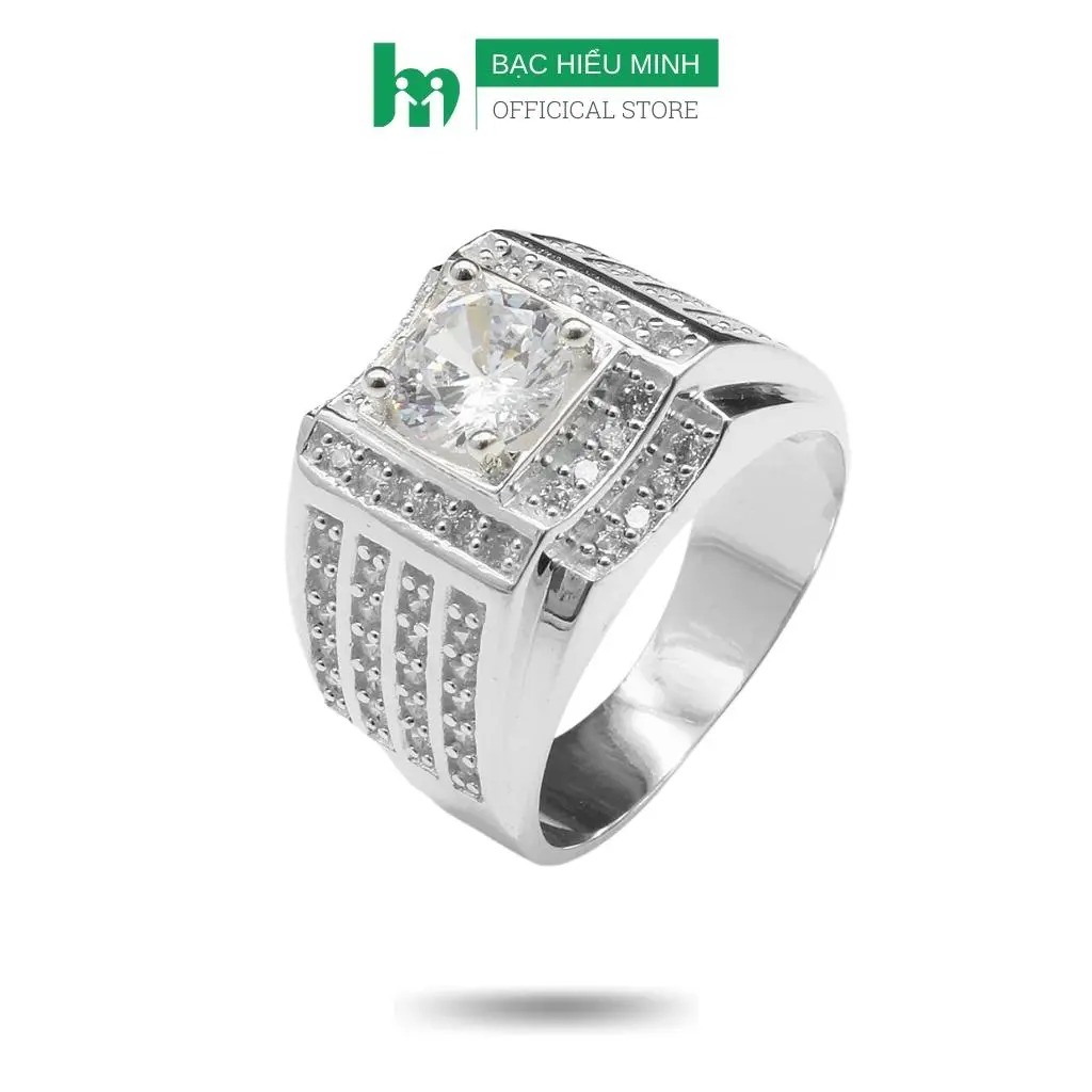 Nhẫn Nam Bạc Hiểu Minh NA587 - Bảo Hành Vĩnh Viễn