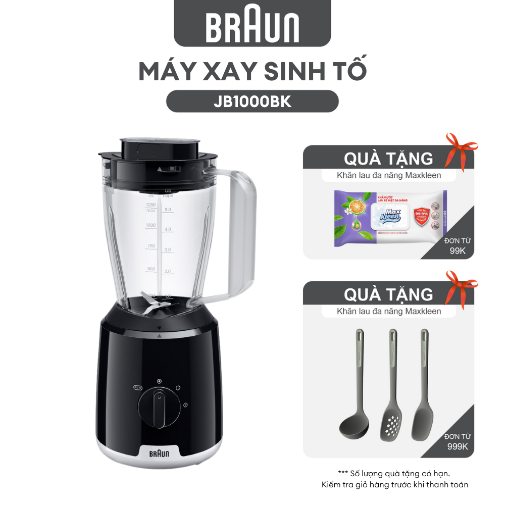 Máy xay sinh tố Braun JB1000BK-Hàng chính hãng