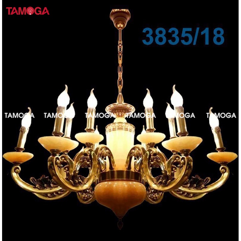 Đèn treo trần cổ điển 18 tay TAMOGA KILLA 3835