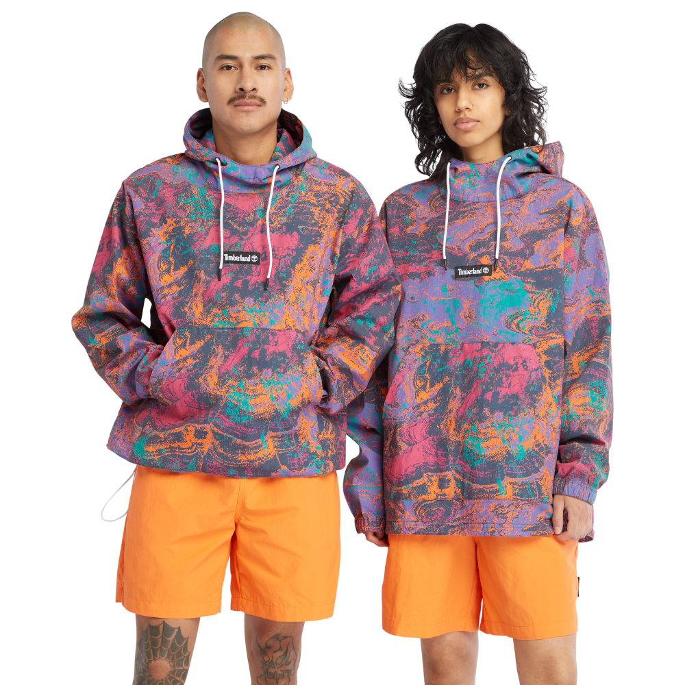 [Original] Timberland Áo Khoác Unisex Printed LW Ripstop Anorak Summer Rock Print TB0A6Q31