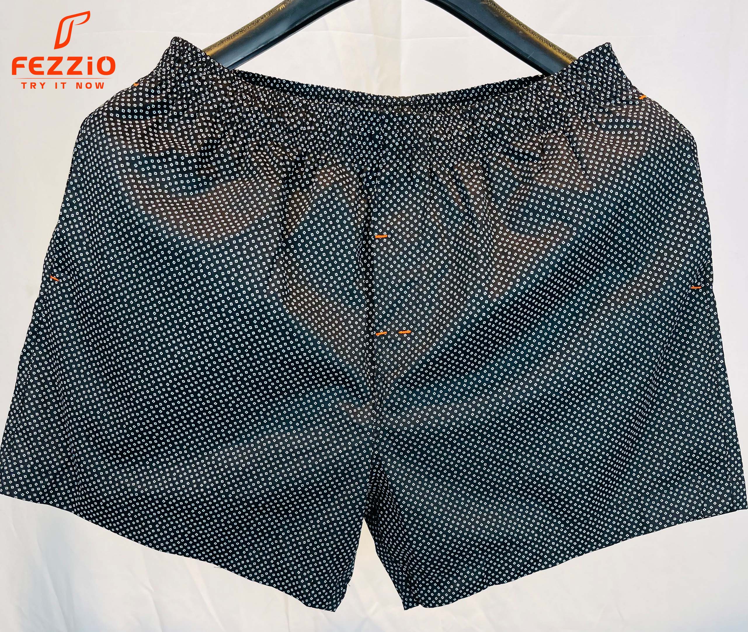 Quần đùi nam mặc nhà chất kate cotton 100% mềm mại thoáng mát thương hiệu FEZZIO