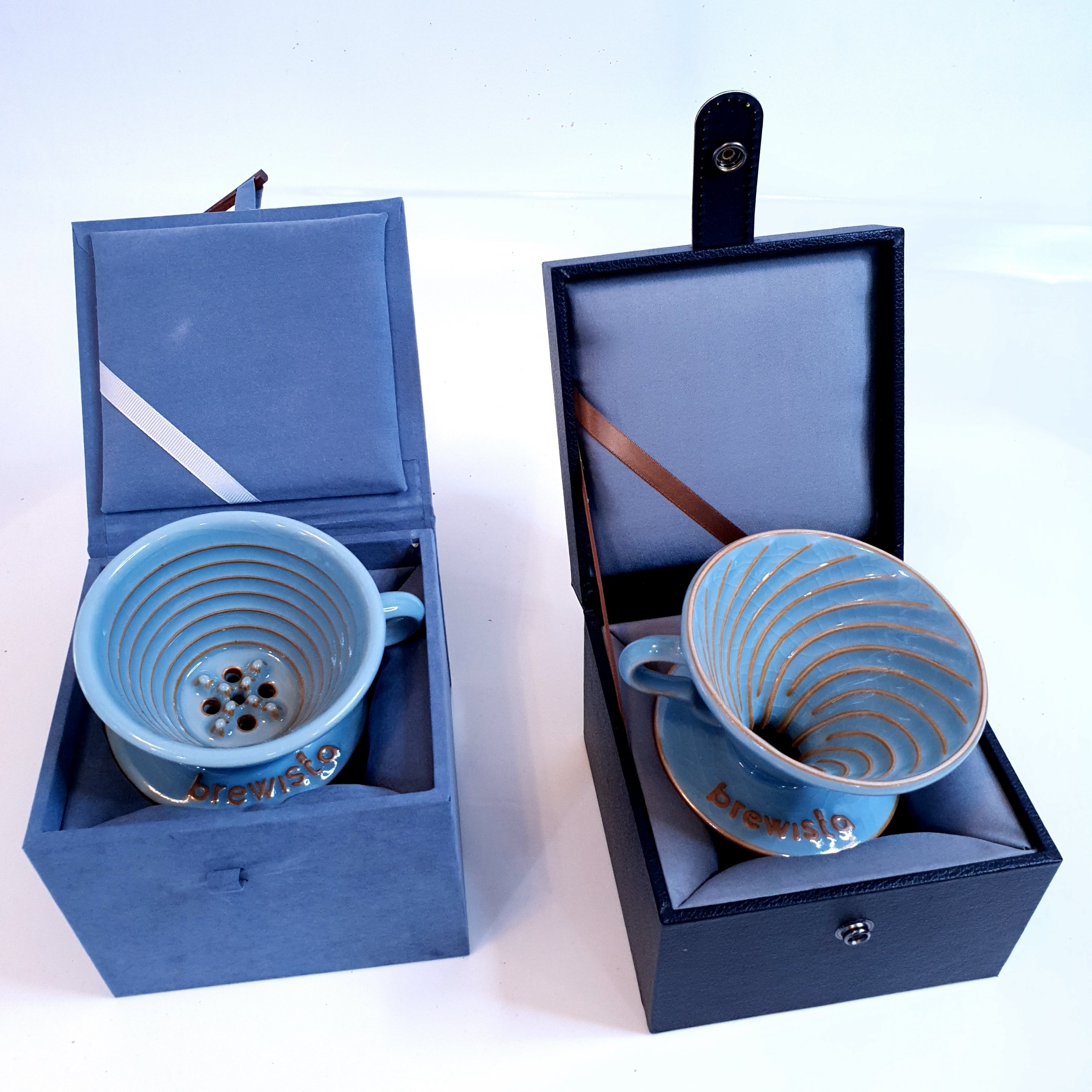 Phễu lọc cà phê Next Wave sứ cao cấp Brewista Dripper - màu xanh ngọc