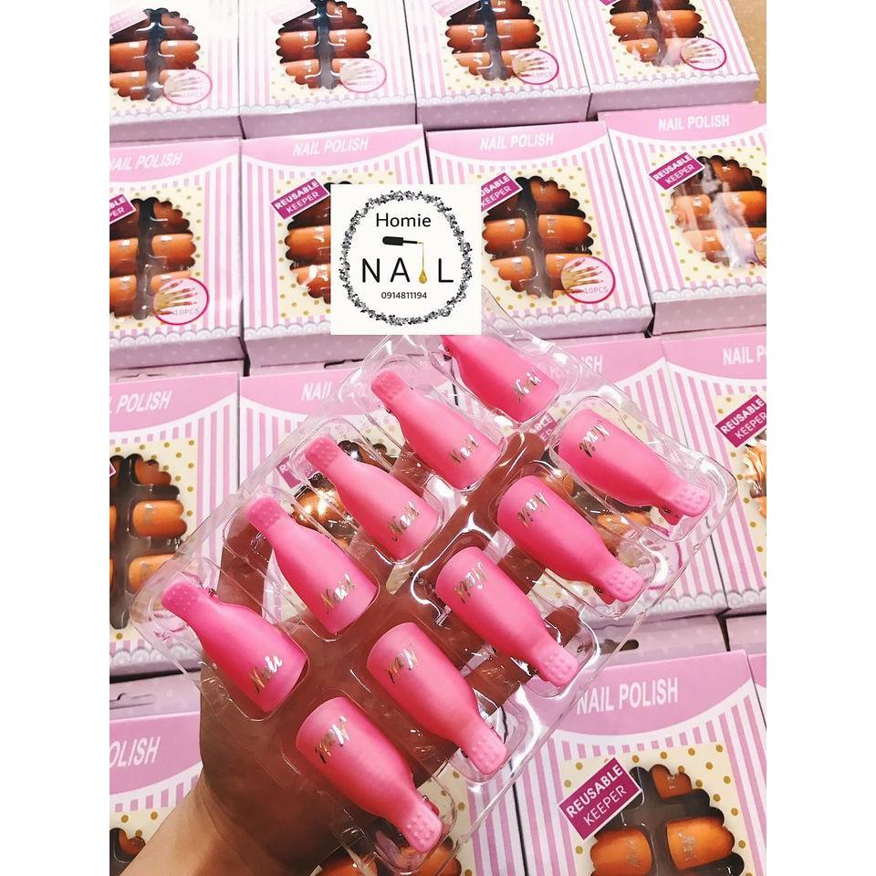 KẸP Ủ PHÁ GEL TAY NHỰA 10 NGÓN NAIL