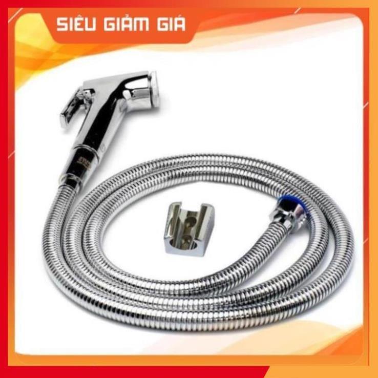 Vòi xịt vệ sinh cao cấp, kèm dây dẫn và đế cài 206804