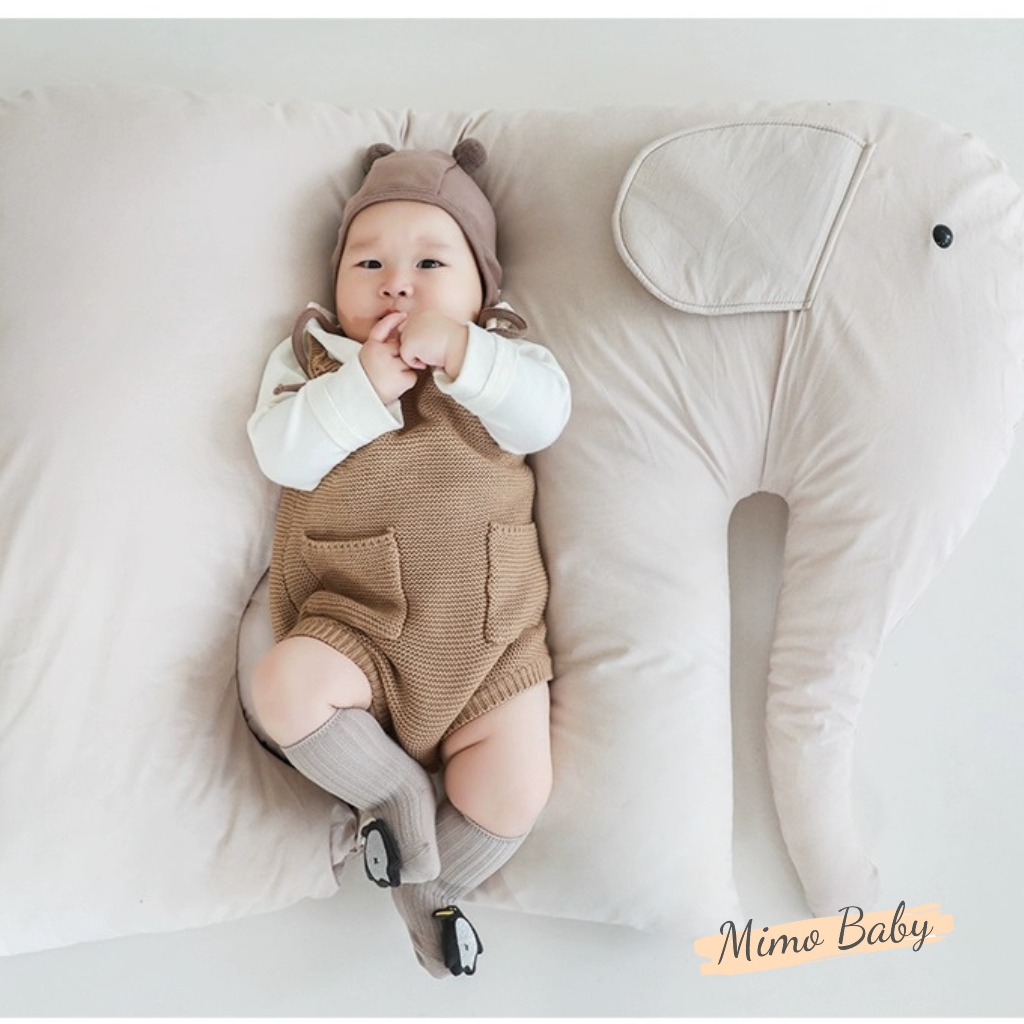 Tất vớ cao cổ chất len mềm, chống trơn trượt cao cấp hình thú đáng yêu cho bé T43 Mimo baby