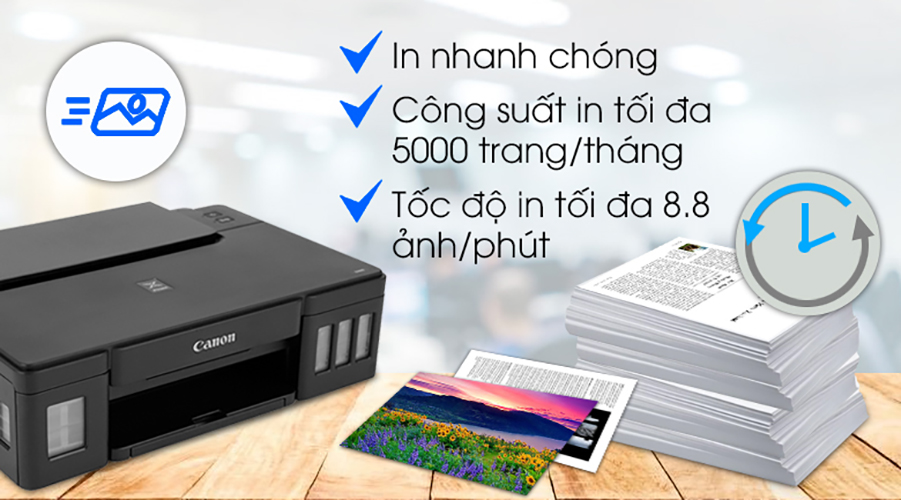 Hình ảnh Máy In Phun Màu Canon Pixma G1010 - Hàng Chính Hãng