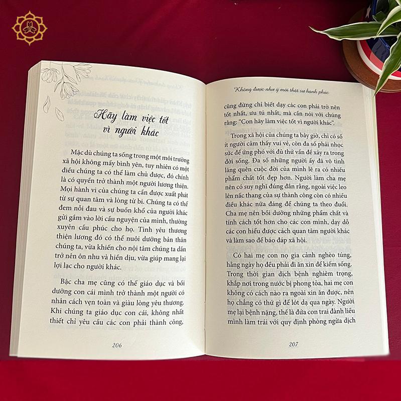 Sách - Không Được Như Ý Mới Thật Sự Hạnh Phúc - Khangser Rinpoche - Vĩnh Nghiêm Books