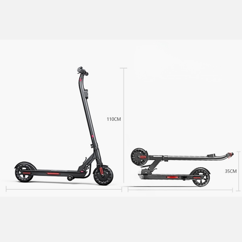 Xe Trượt Scooter Điện Gấp Gọn Lốp 8inch, Xe Scooter Cỡ Lớn Tốc Độ Đến 25Km/h