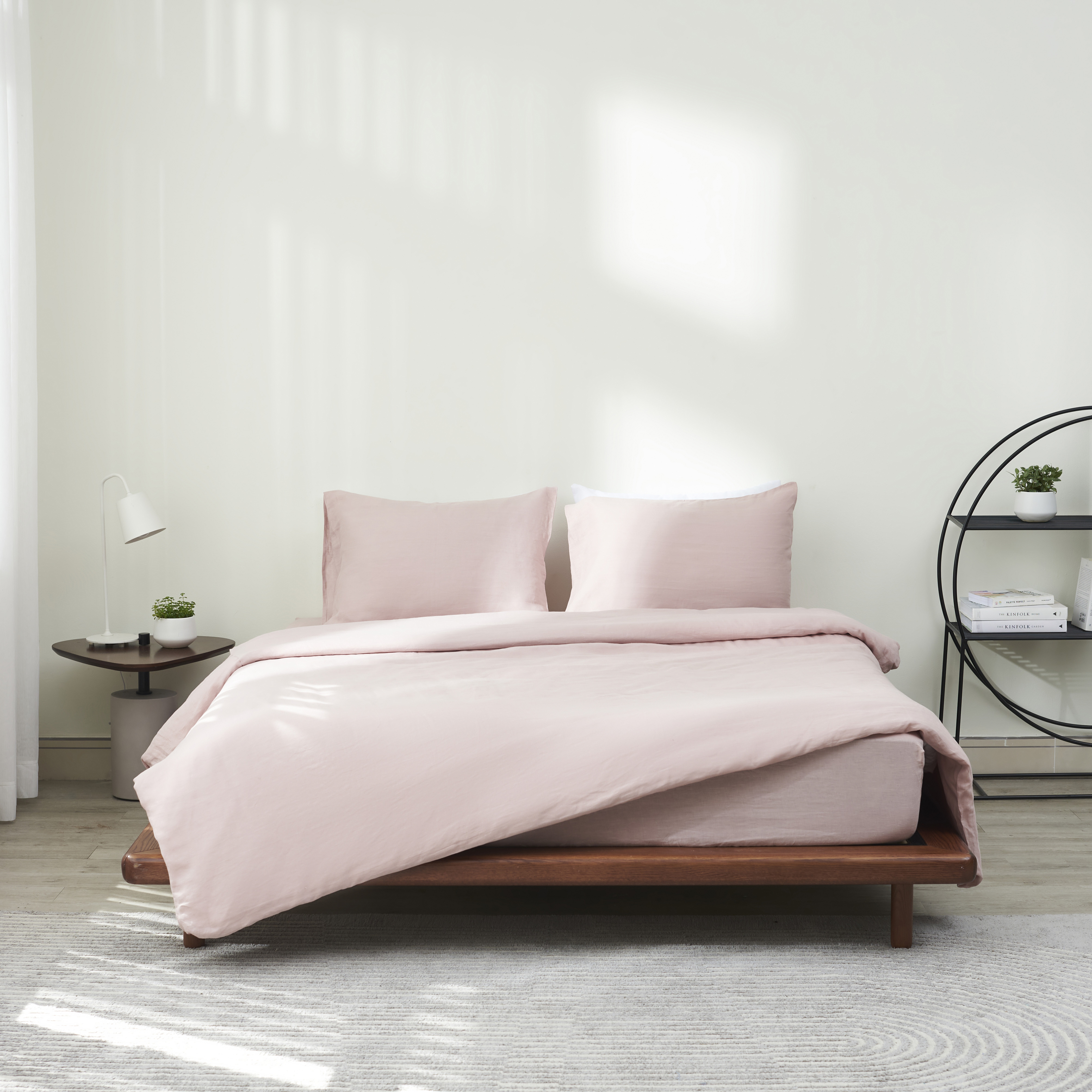 Bộ 2 Vỏ Gối Nằm Linen Ru9 100% từ thiên nhiên - 6 Màu Sắc
