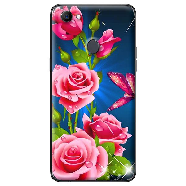 Ốp lưng cho Oppo F7 HOA HỒNG 1 - Hàng chính hãng