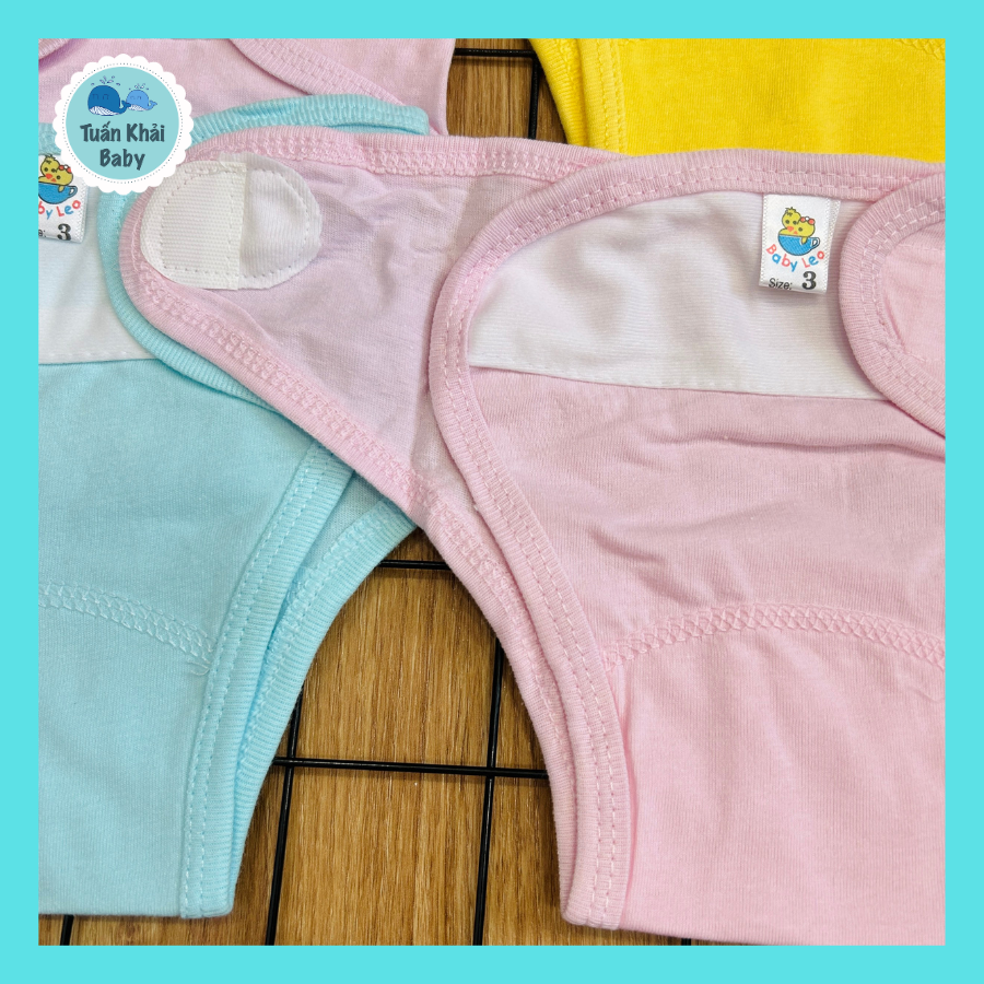 Túi 5 Cái Tã Vải, tả dán cotton mềm, mịn cho bé sơ sinh Thái Hà Thịnh, có 3 Size 1,2,3 cho bé từ sơ sinh-9 kg