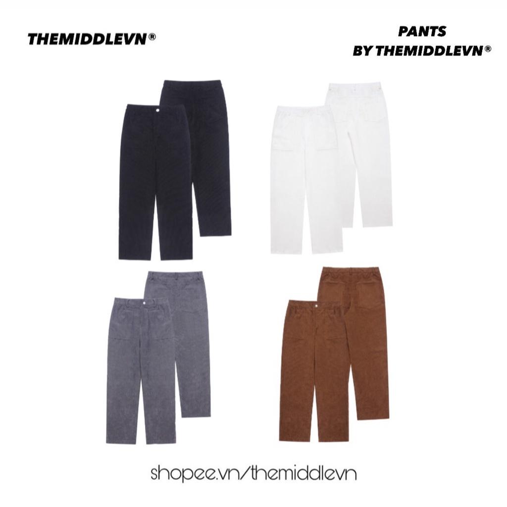 Quần dài Basic Pants (quần nhung ống suông)