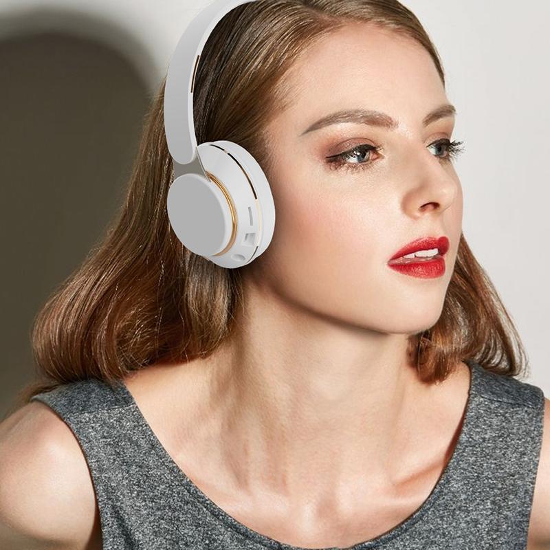 T7 Bluetooth Tai Nghe Không Dây Tai Nghe Có Thể Gập Lại Stereo Điều Chỉnh Tai Nghe Nhét Tai Có Mic Dành Cho Điện Thoại Xiaomi Huawei Pc TV