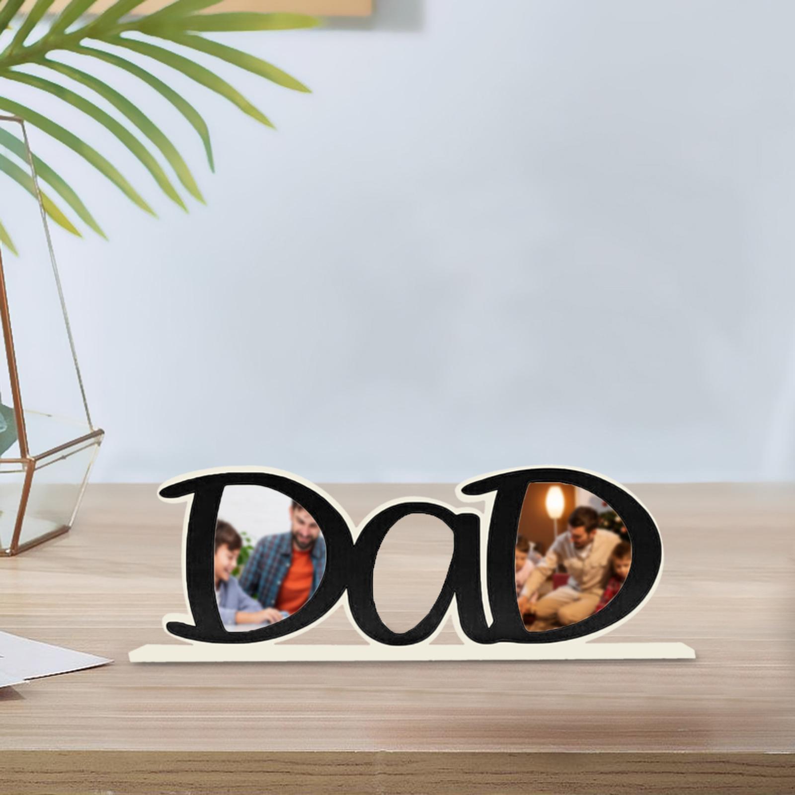 Photo Frame Father's Birthday Gift Tabletop Ornament Dad Image Picture Frame