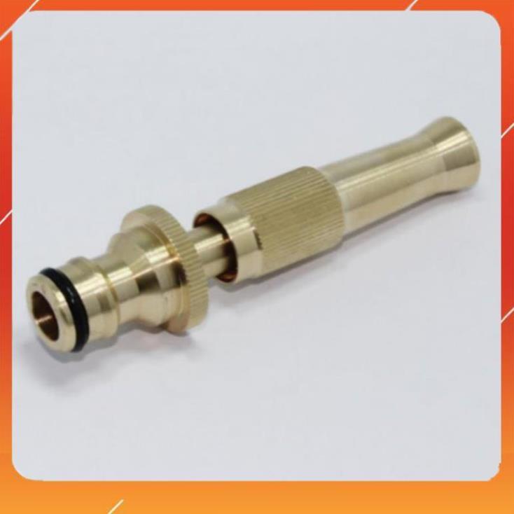 Đầu vòi bơm đồng xịt thẳng, chỉnh nhiều chế độ rửa xe, tưới cây tiện ích kèm dây dài 5m 206587