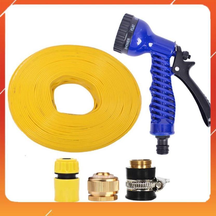 Bộ dây và vòi xịt tăng áp lực nước,rửa xe, tưới cây 7-10m 206843