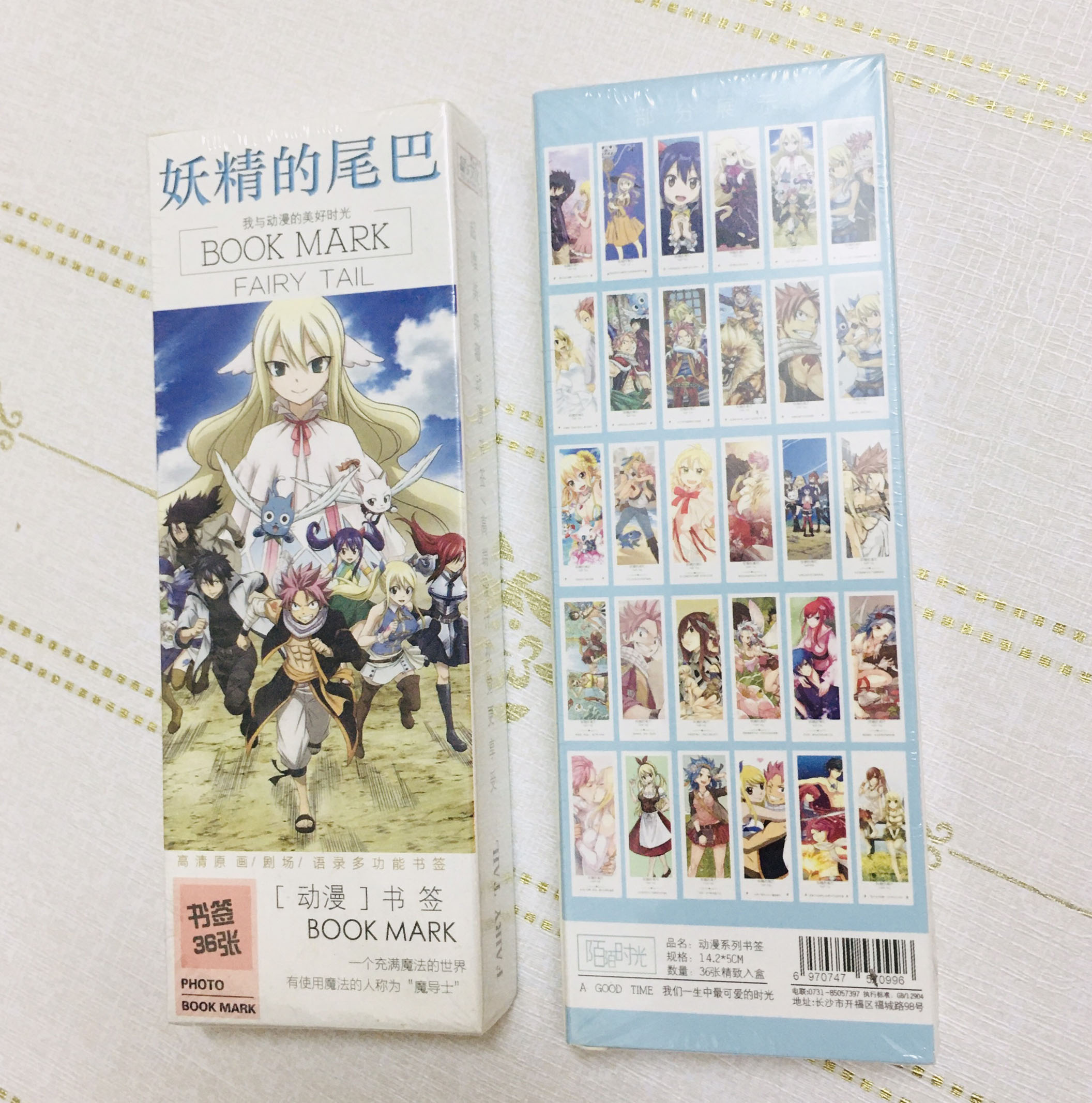 Bookmark Hộp 36 Đánh Dấu Sách Fairy Tail  (giao mẫu ngẫu nhiên)