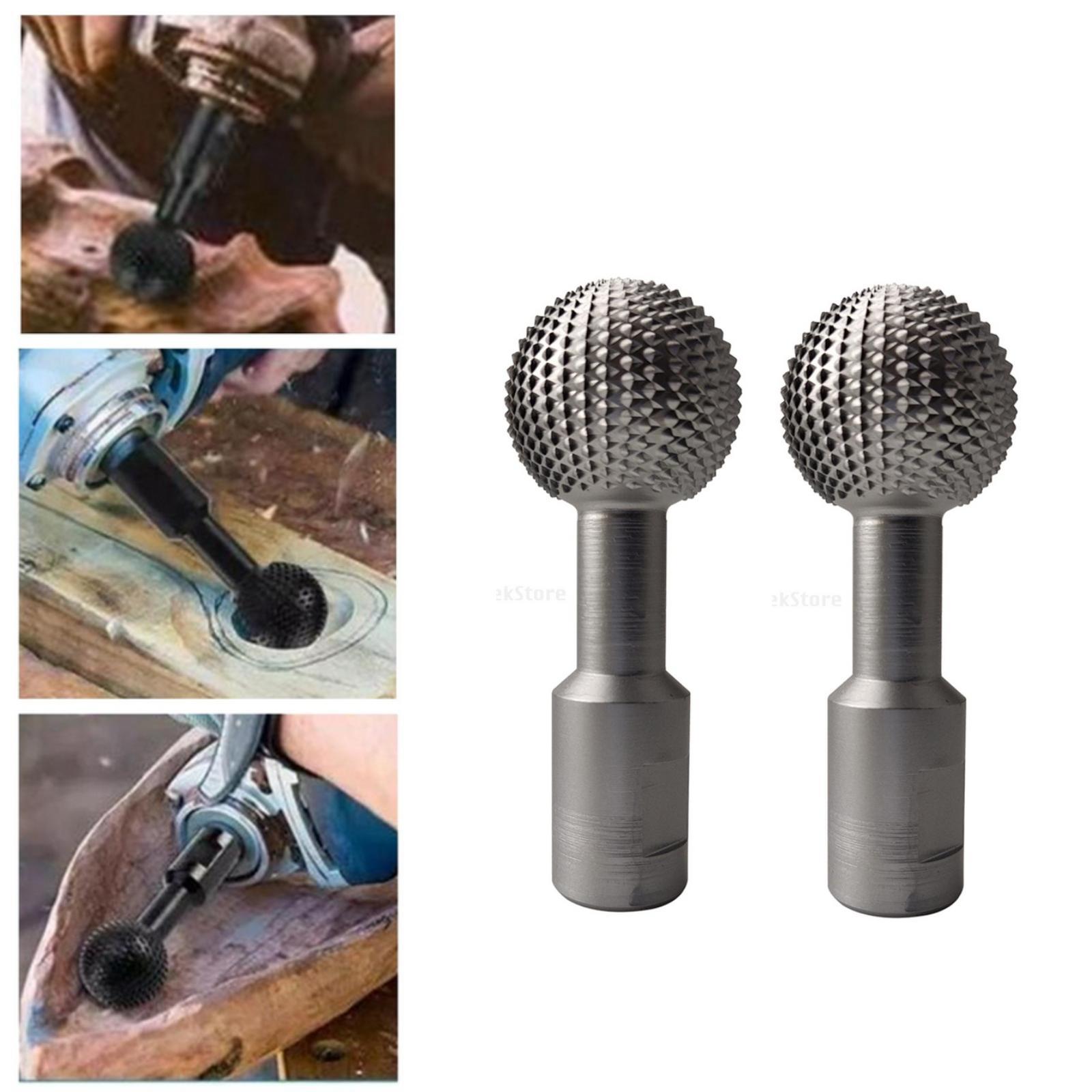 2xBall Gouge Woodworking Pro Wood Carving Hand Tools 10mm