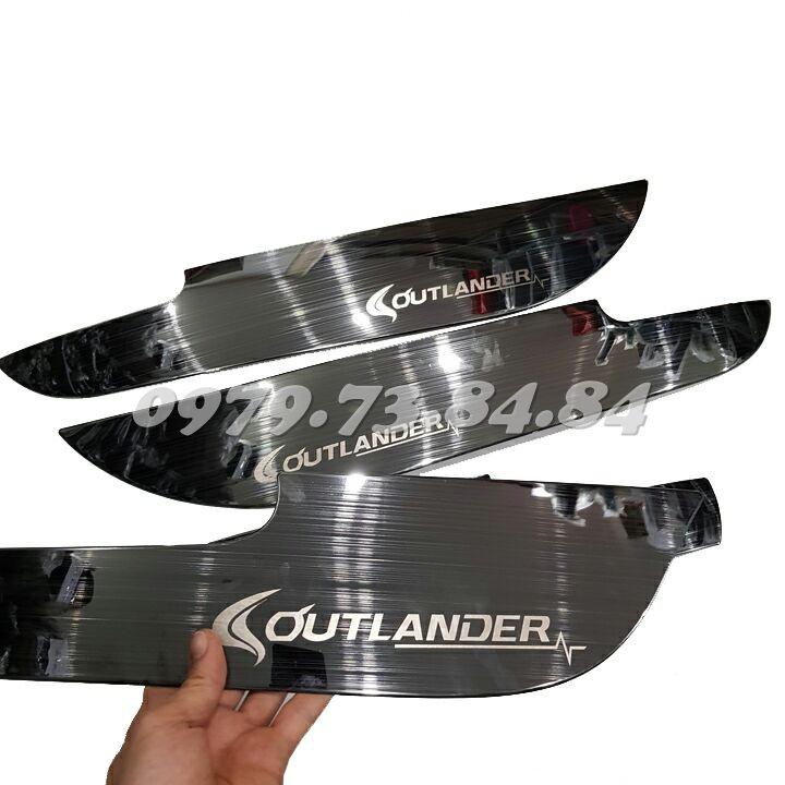Ốp chống xước Tapli, Táp li cửa Mitsubishi Outlander 2013-2019