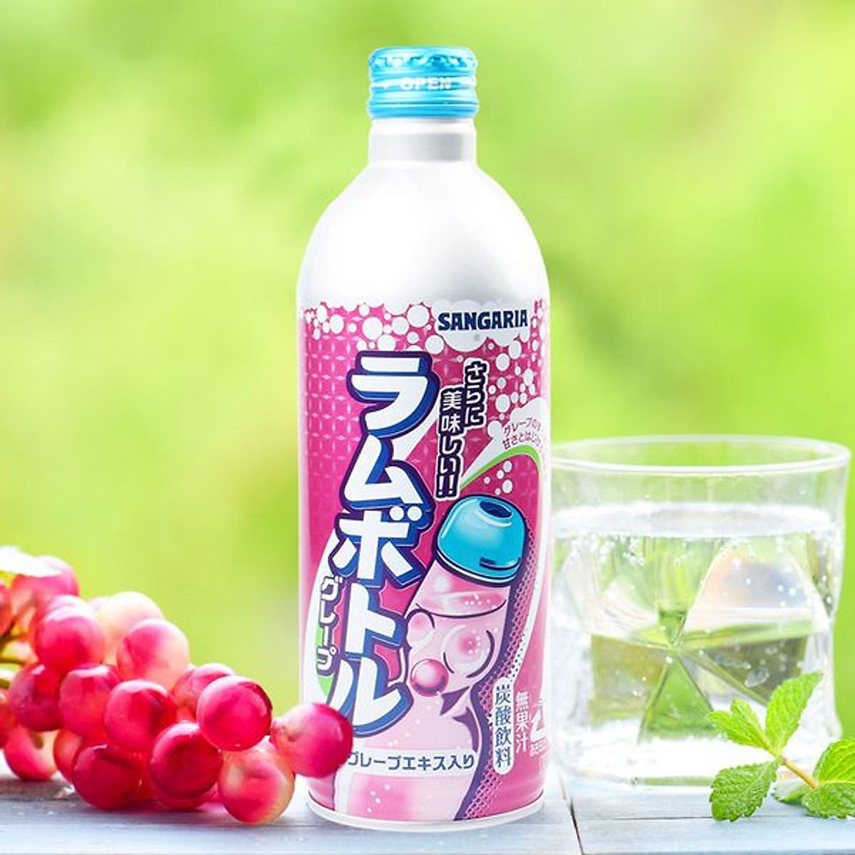 Nước Soda Nho Ramune Sangaria 500g