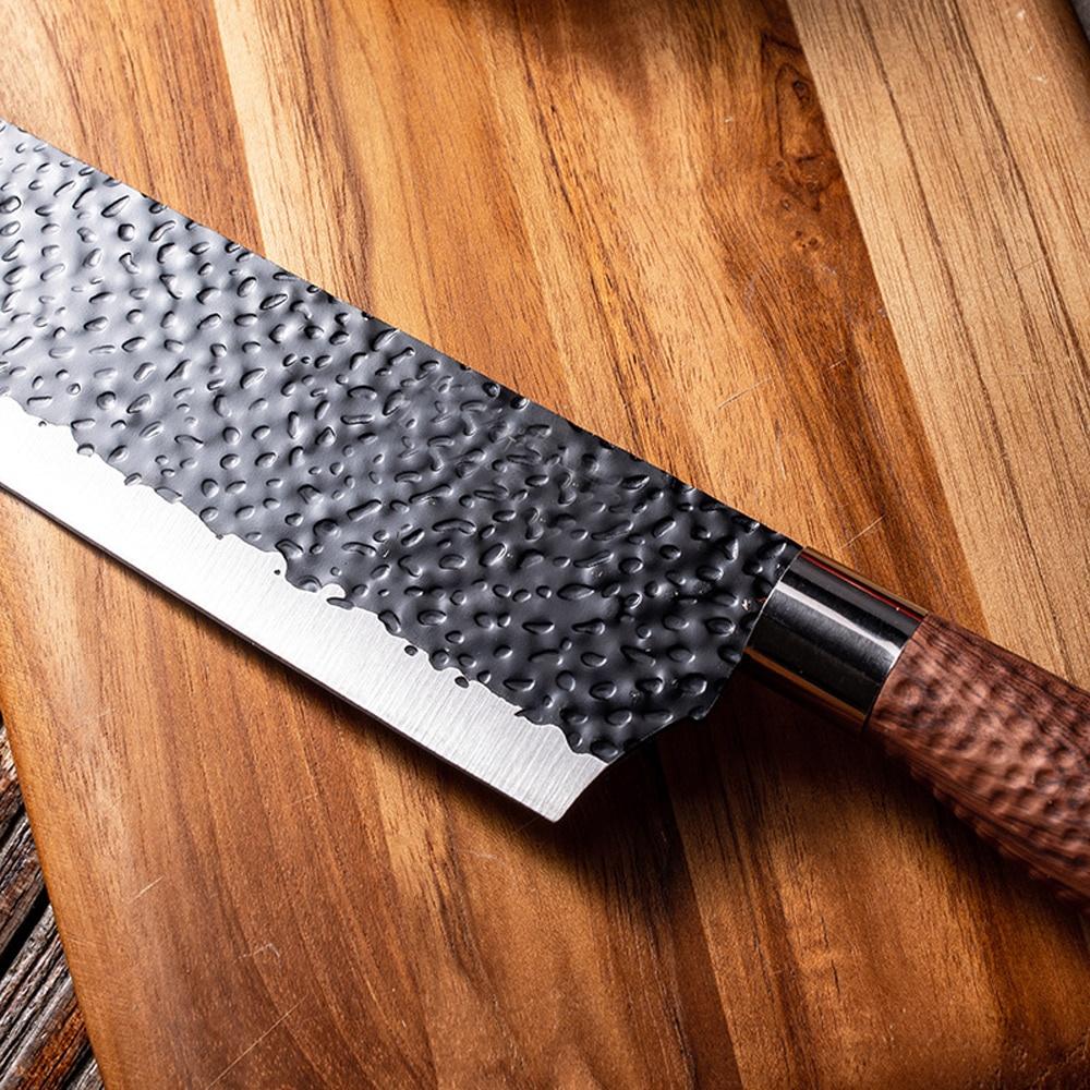 Kitchen knife Chef Knives Japanese High Carbon Stainless Steel Imitation Damascus Sanding Laser Knife Kitchen knife set