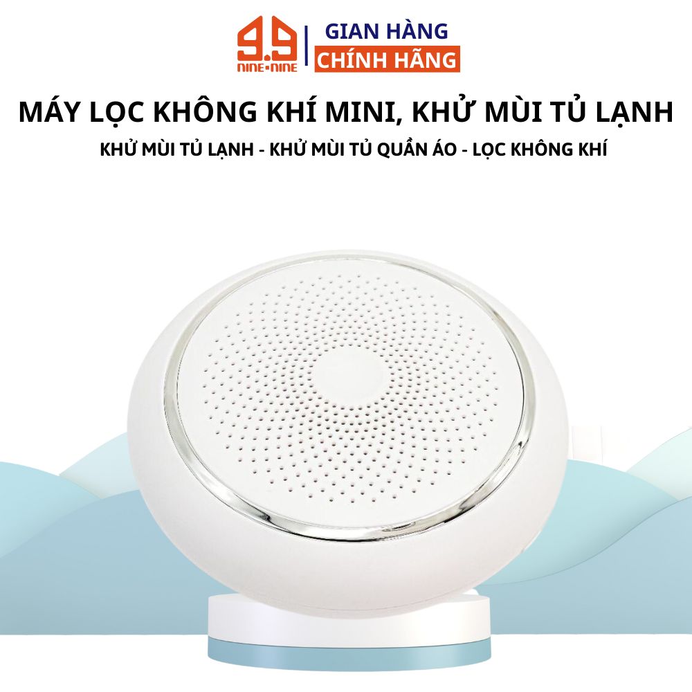 Máy lọc không khí mini khử mùi tủ lạnh, ô tô, tủ quần áo tiện dụng cho gia đình