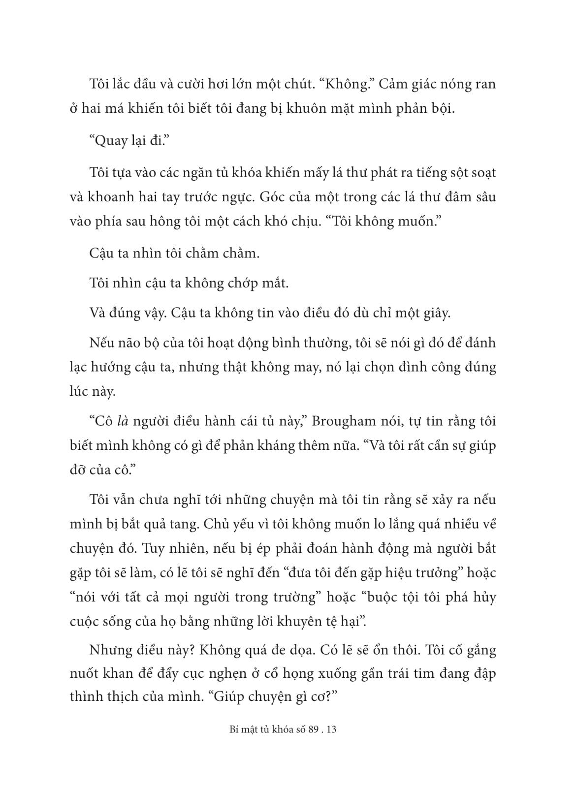 Bí Mật Tủ Khóa Số 89