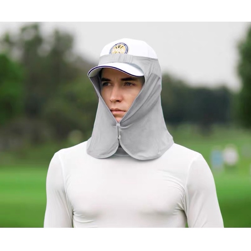 Khăn chùm mũ golf chống nắng vải thun lạnh thoáng khí thấm hút mồ hôi chống tia UV hiệu quả MG118