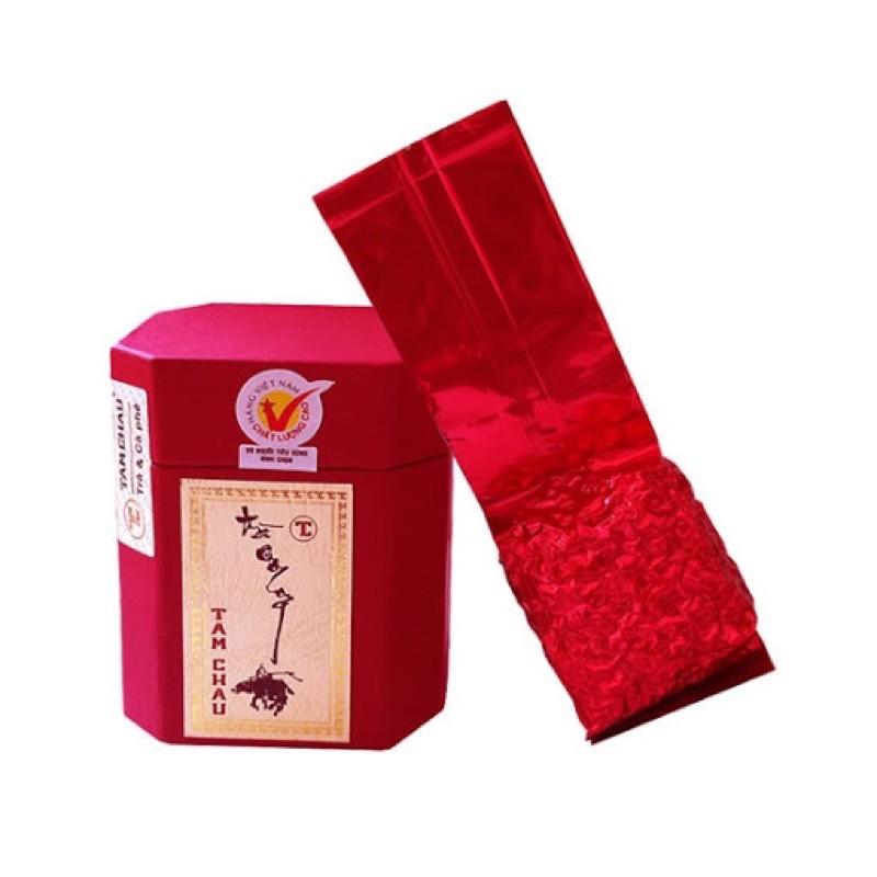 Trà Oolong Tâm Châu Thuần đỏ hộp100gr