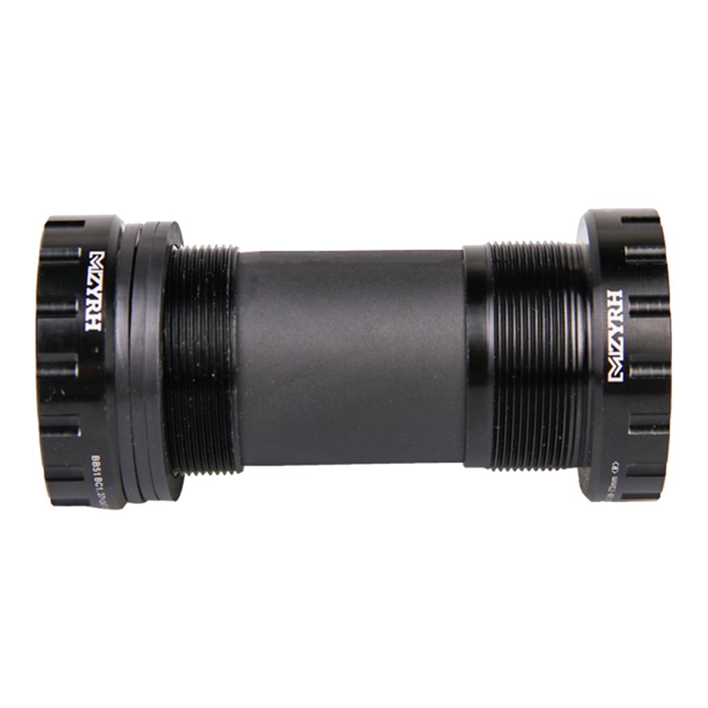 Road Bike Bottom Bracket Axis Thread-type 68-73mm Shaft Black