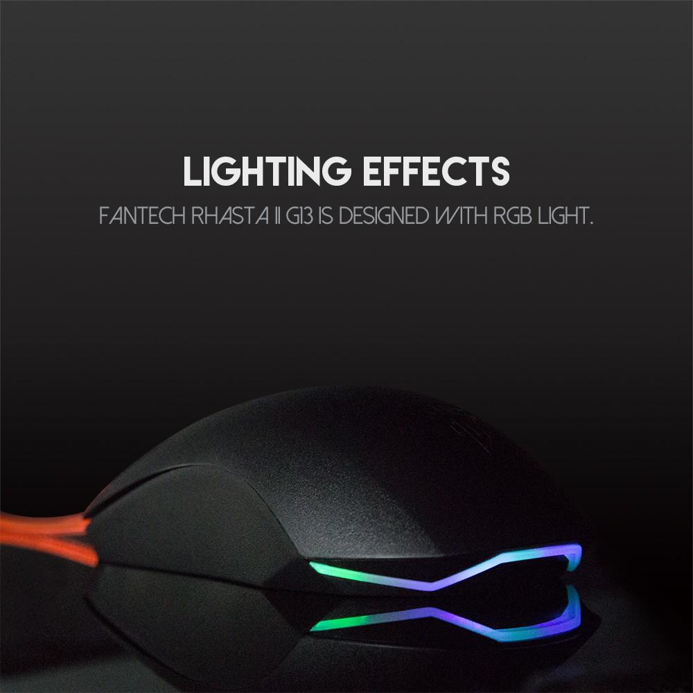 Chuột Gaming Có Dây Fantech G13 RHASTA II 2400DPI LED RGB 4 Phím - Hàng chính Hãng