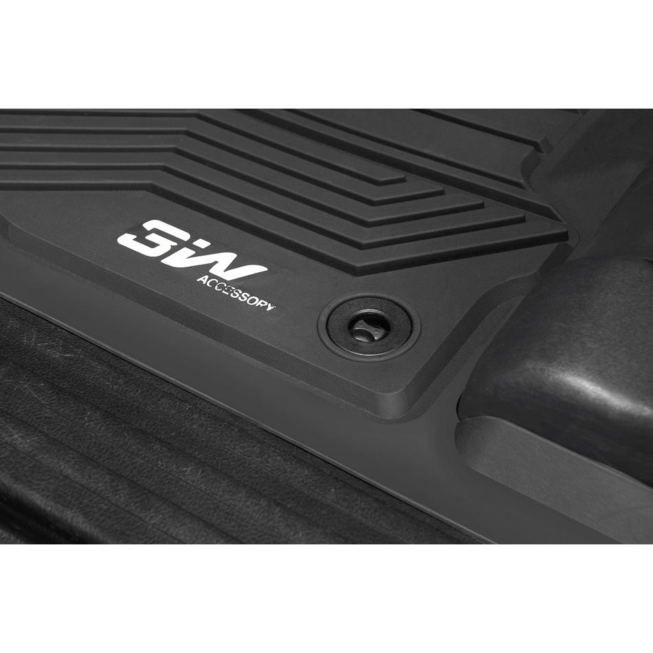 Thảm lót sàn xe ô tô Toyota Highlander 2009-2014-đến nay Nhãn hiệu Macsim 3W chất liệu nhựa TPE đúc khuôn cao cấp-đen