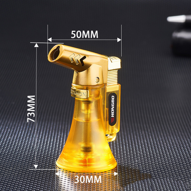 Vỏ Hột Quẹt Bật Lửa Khò Gas 1 Tia Cực Mạnh Hongbo HB854 Thiết Kế Đẹp Độc Lạ Cao Cấp - Giao Màu Ngẫu Nhiên